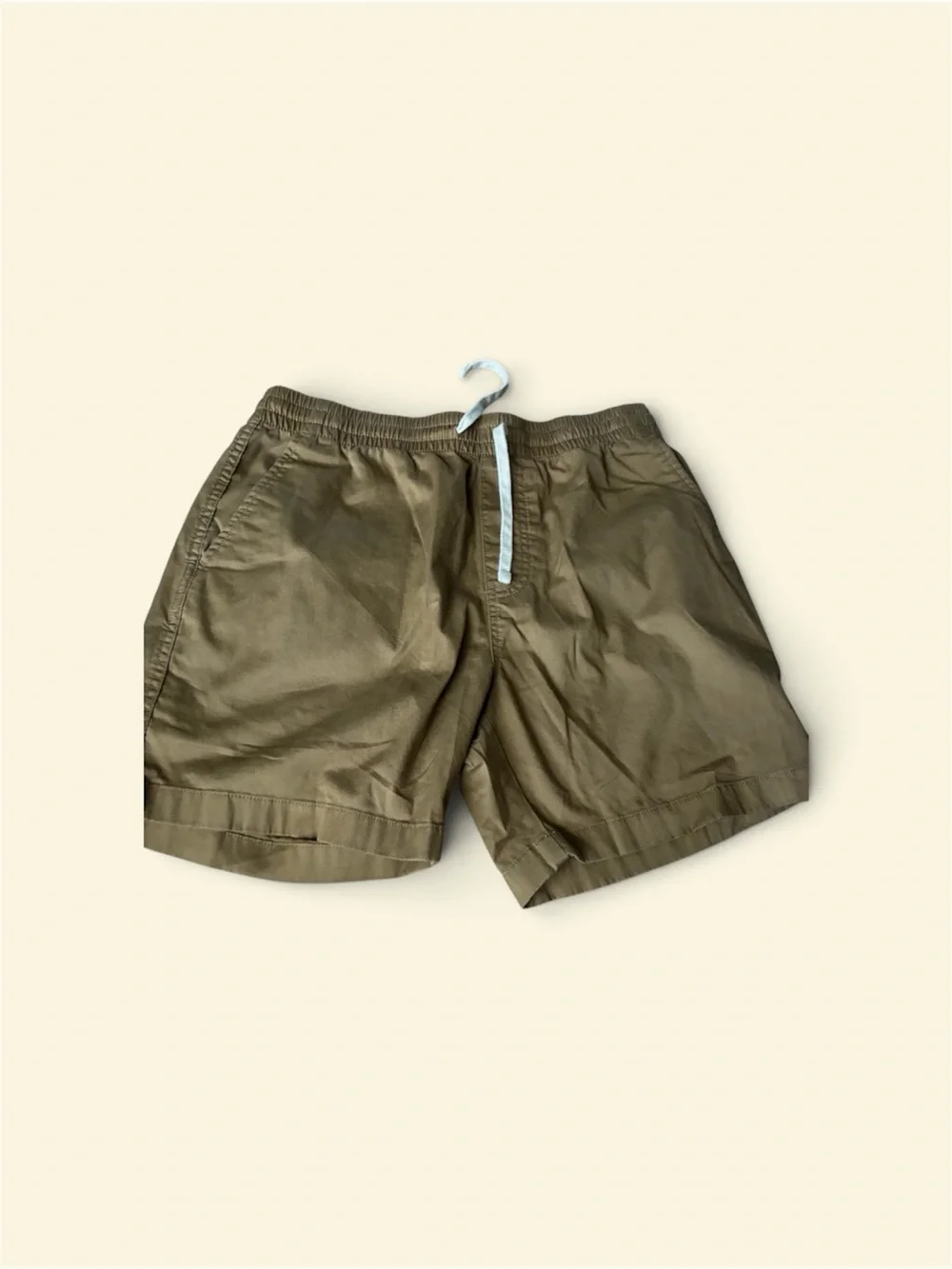 J. Crew Olive Green Drawstring Cotton Shorts